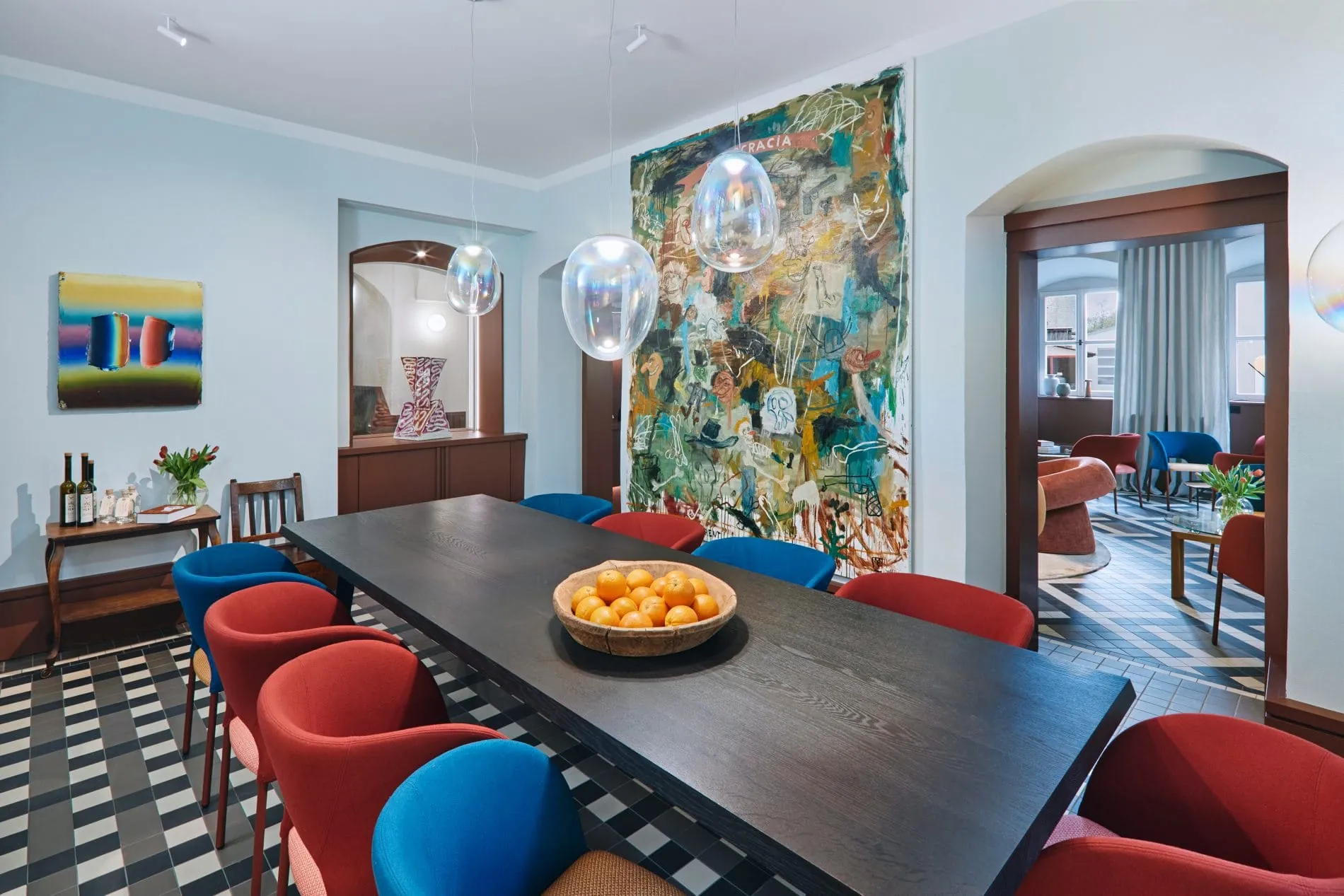 Das Hotel Engelwirt in Berching präsentiert sich gestalterisch als Gesamtkunstwerk.