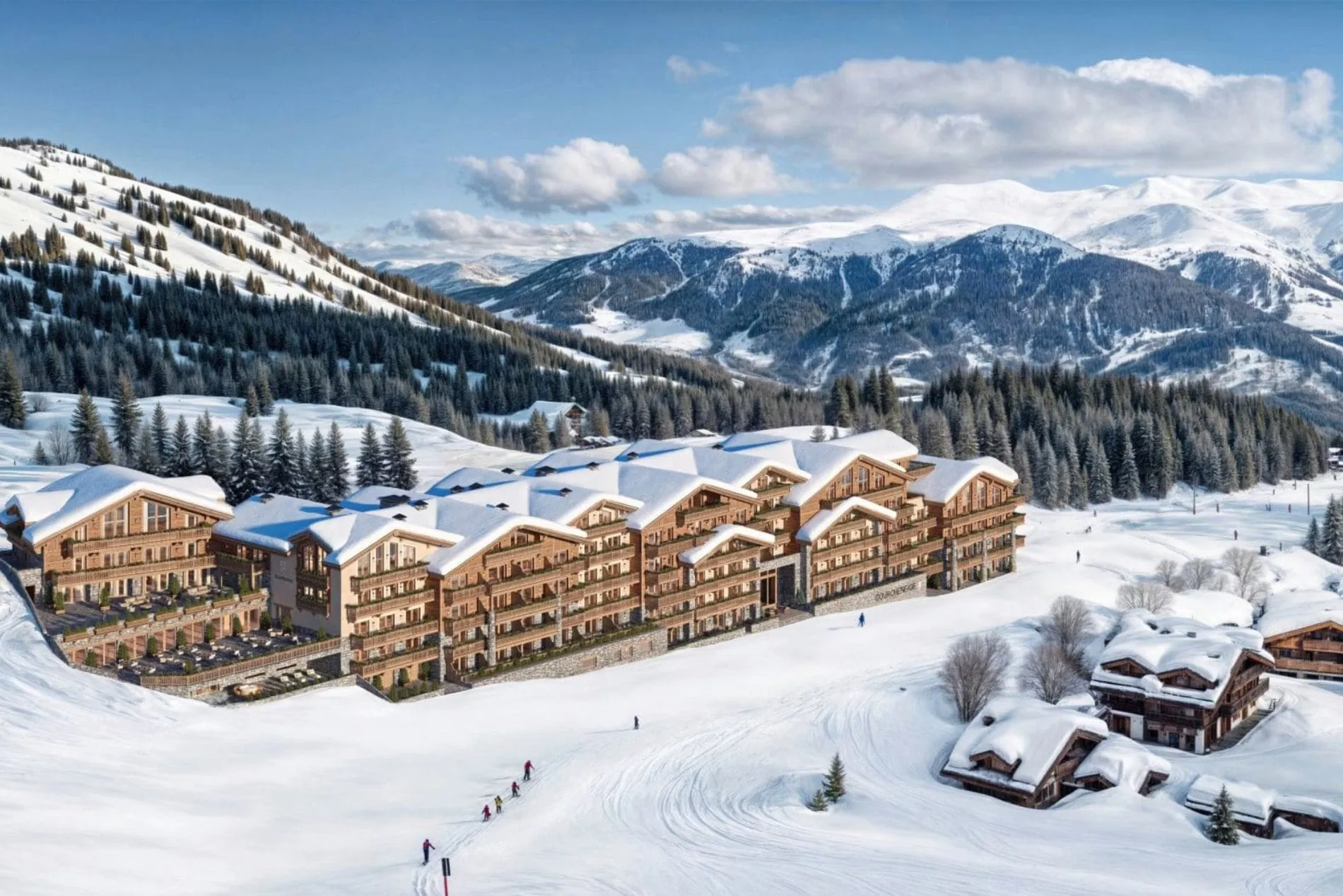 Mit dem One & Only Courchevel will Kerzner International 2030 das erste Resort der Luxusmarke in den französischen Alpen. Das Hotel entsteht im exklusiven Jardin Alpin von Courchevel 1850.