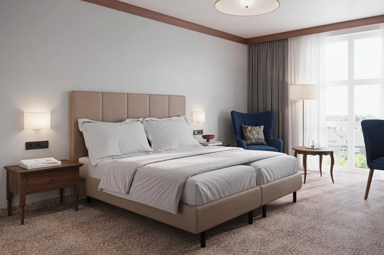 Auch die Zimmer des Hotels erhalten ein Makeover.