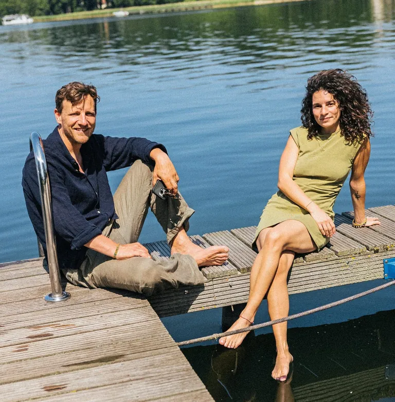 Gründerteam: Magnus Busch und Inès Bach Terzi.