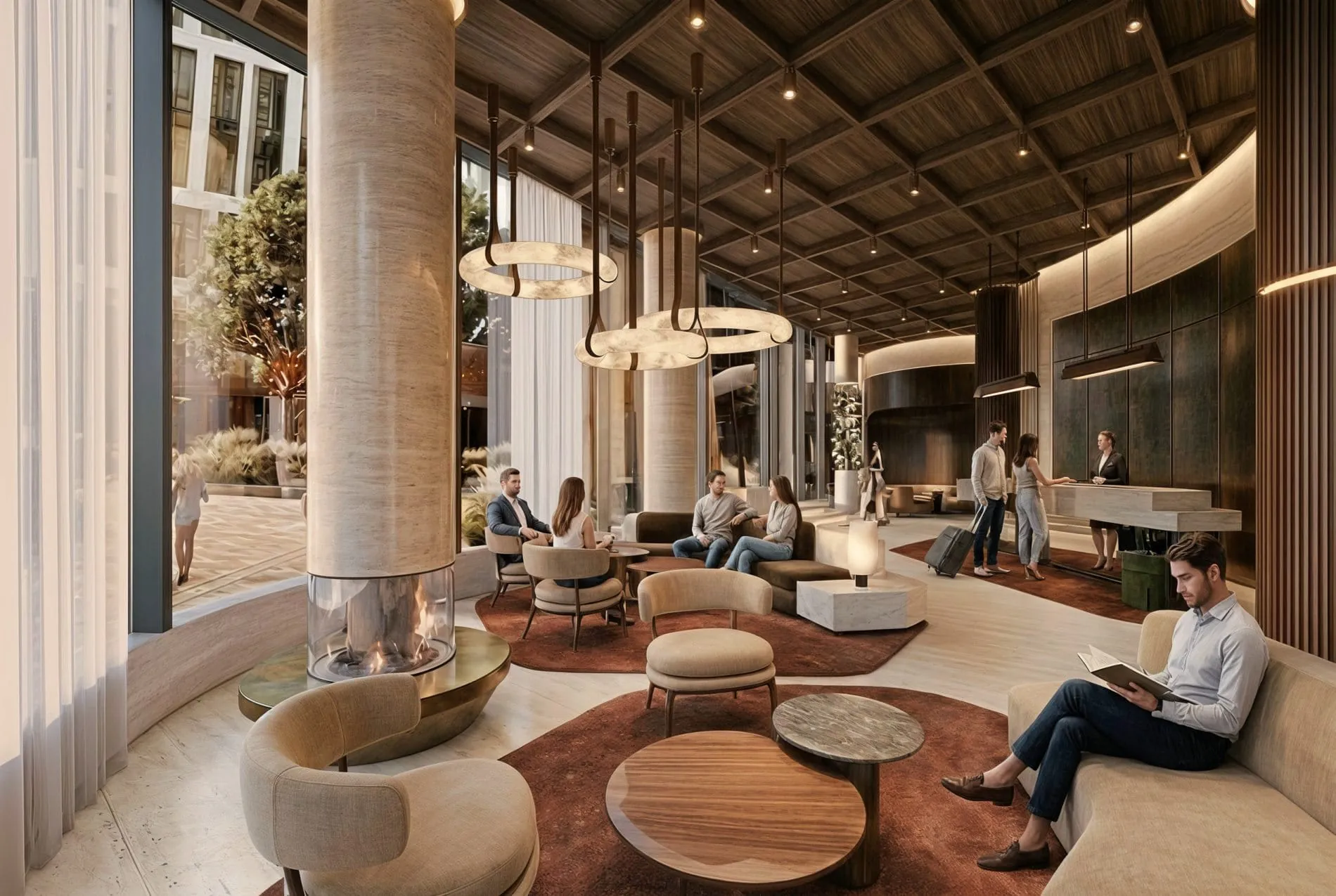 Radisson Collection Lobby Lounge Four Frankfurt
