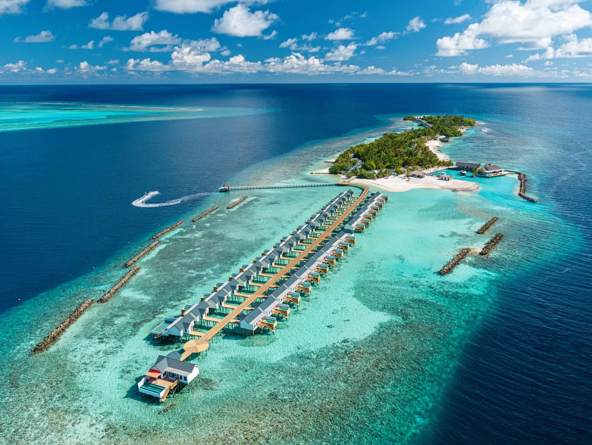 Sentido zählt zu den stärksten Dertour-Eigenmarken – hier das Sentido Oblu Helengeli auf den Malediven.