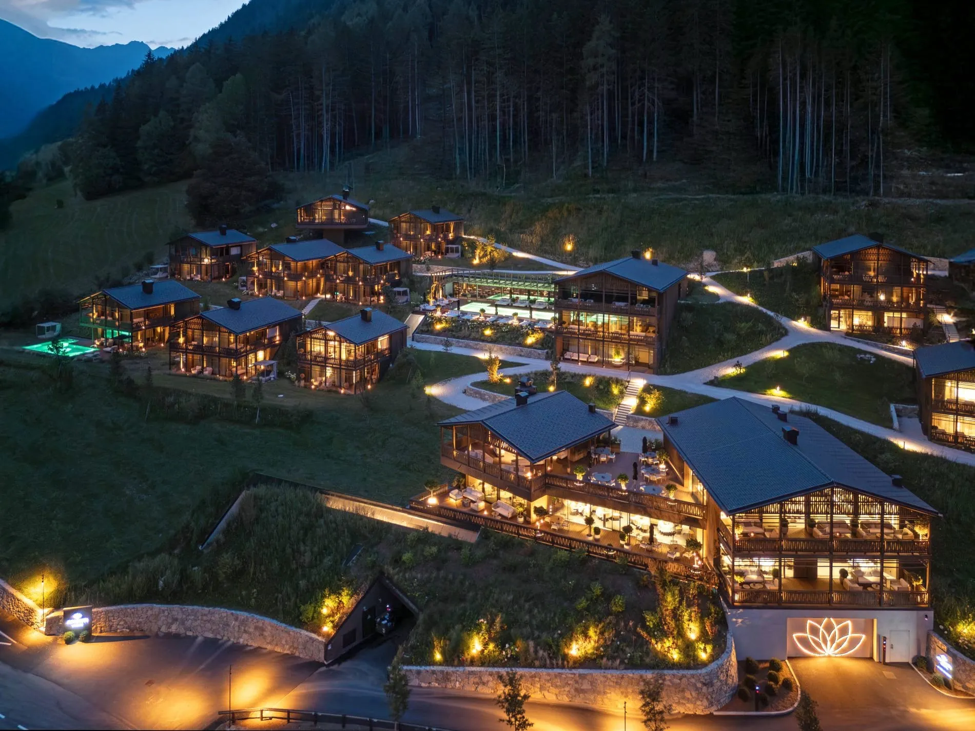 Amonti Chalets Außenansicht Sieger Tophotel Newcomer Award 2026