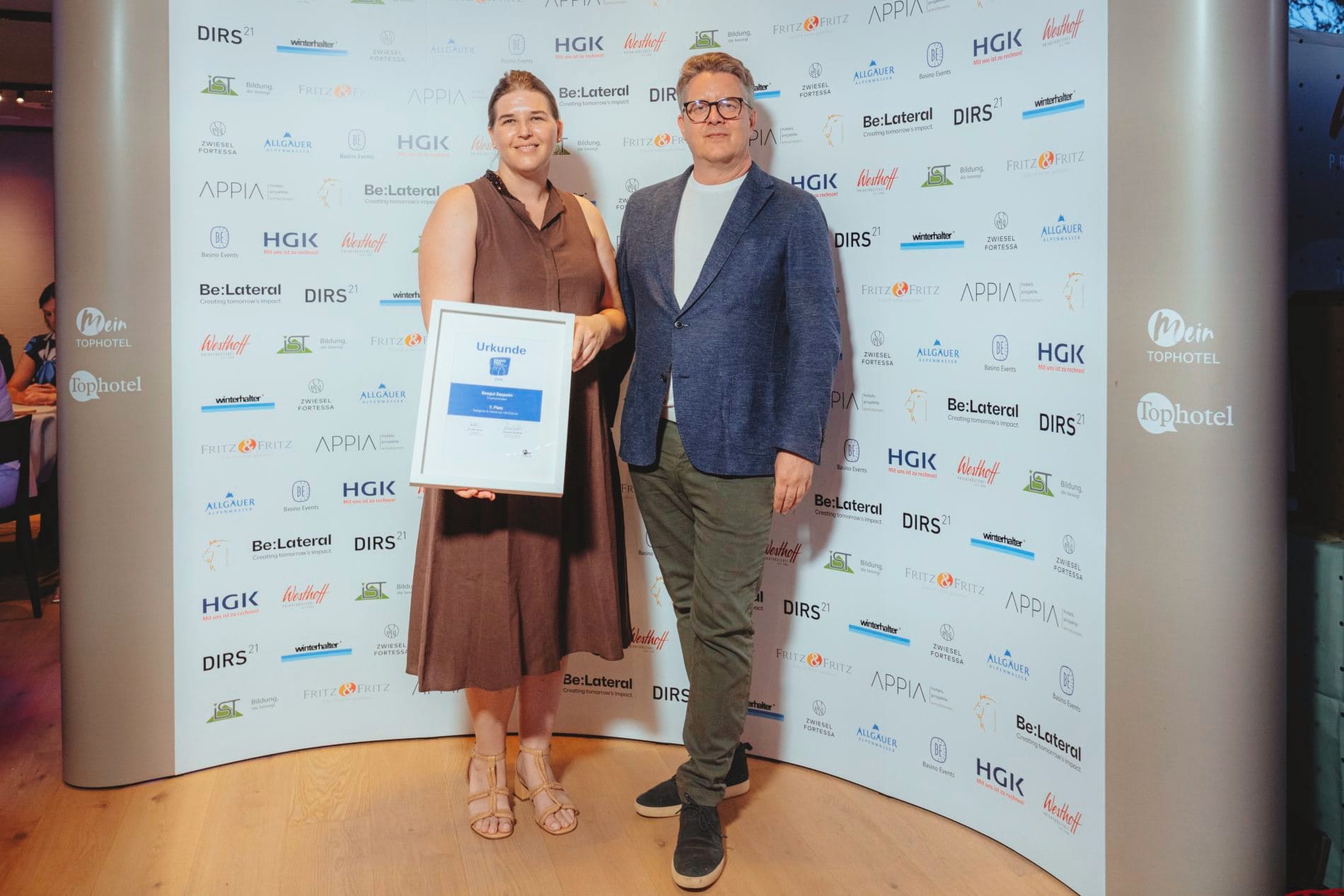 Die Preisverleihung des Grand Prix der Tagungshotellerie.