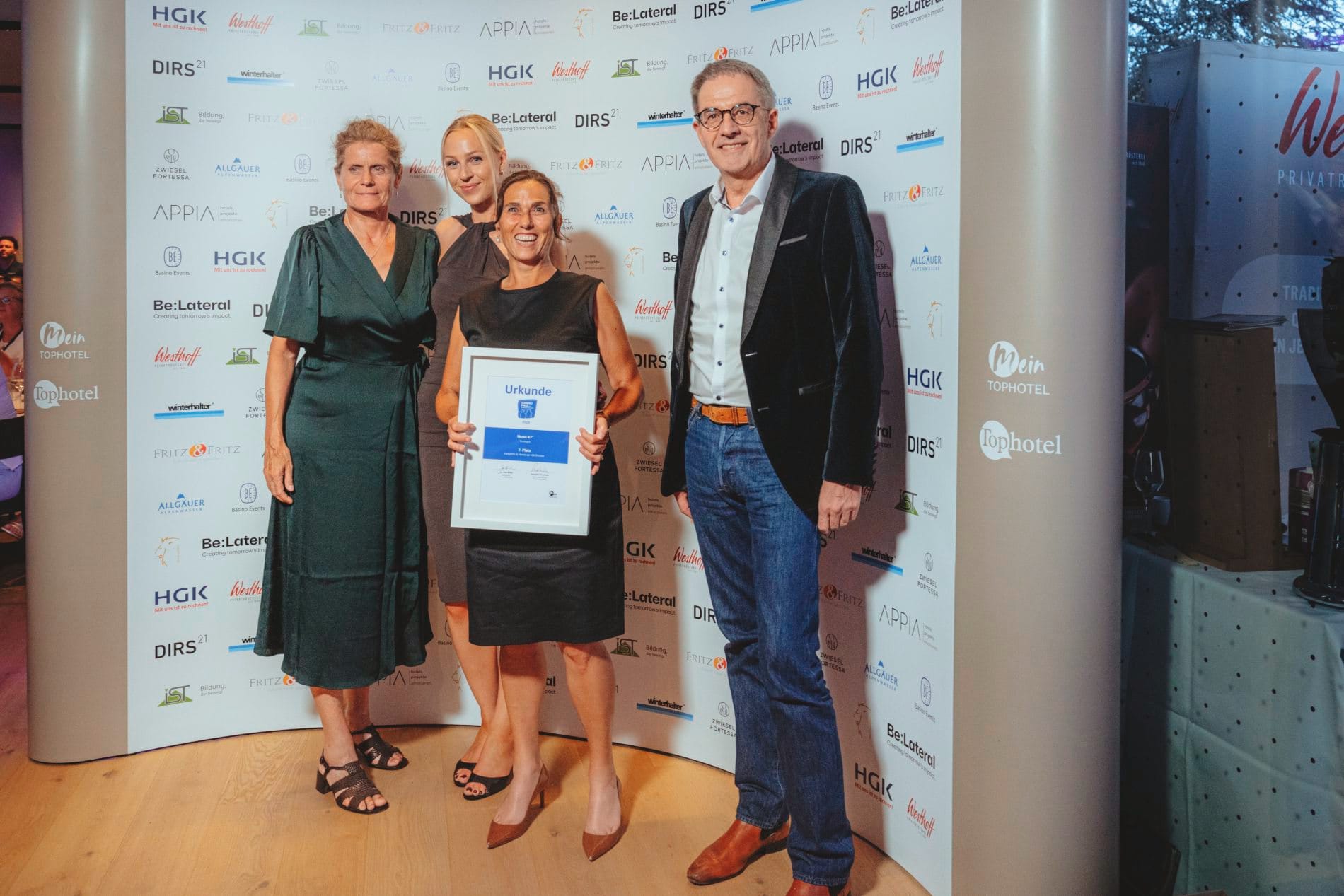Die Preisverleihung des Grand Prix der Tagungshotellerie.