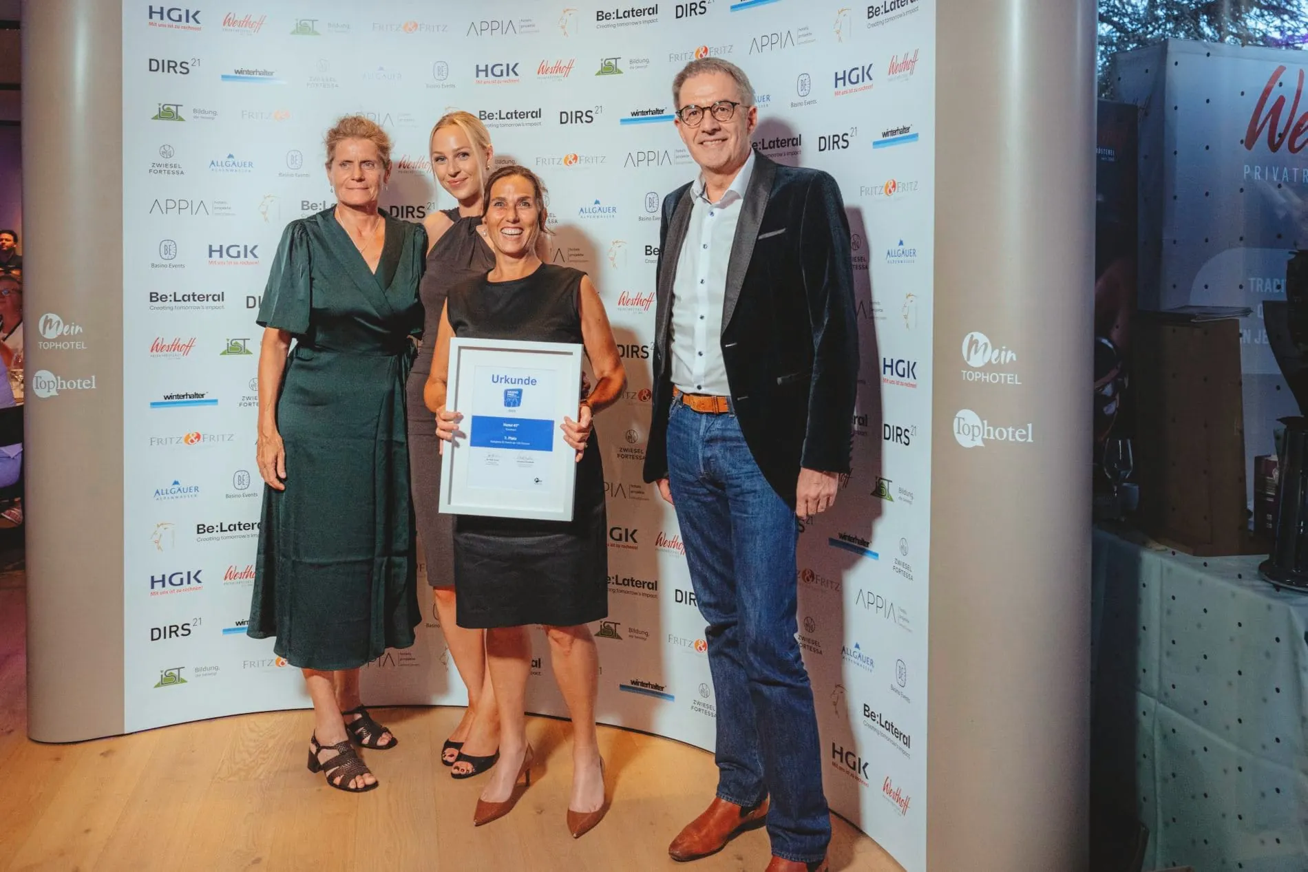 Die Preisverleihung des Grand Prix der Tagungshotellerie.
