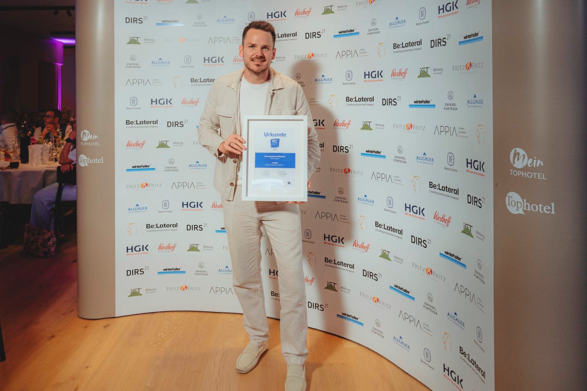 Die Preisverleihung des Grand Prix der Tagungshotellerie.