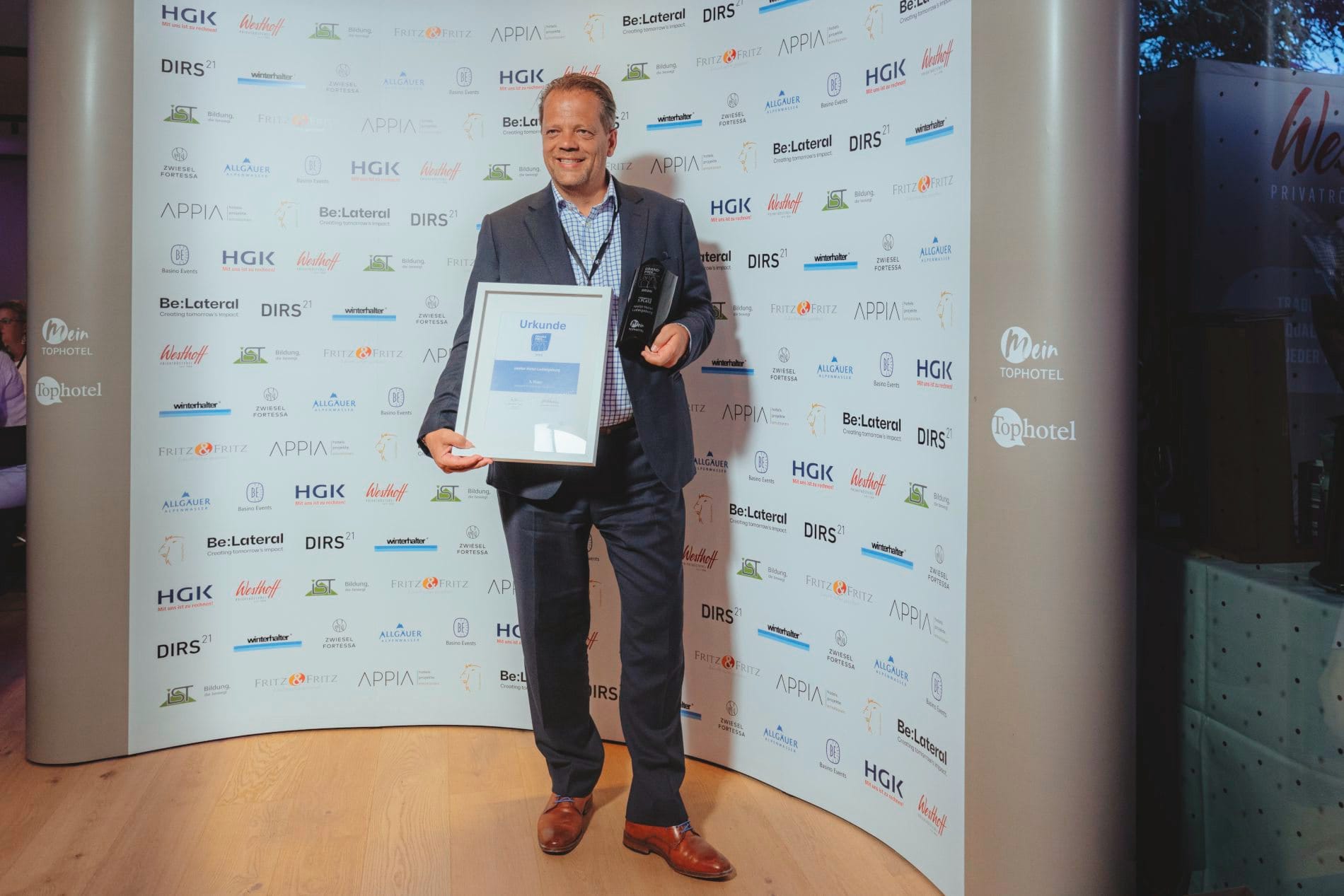 Die Preisverleihung des Grand Prix der Tagungshotellerie.