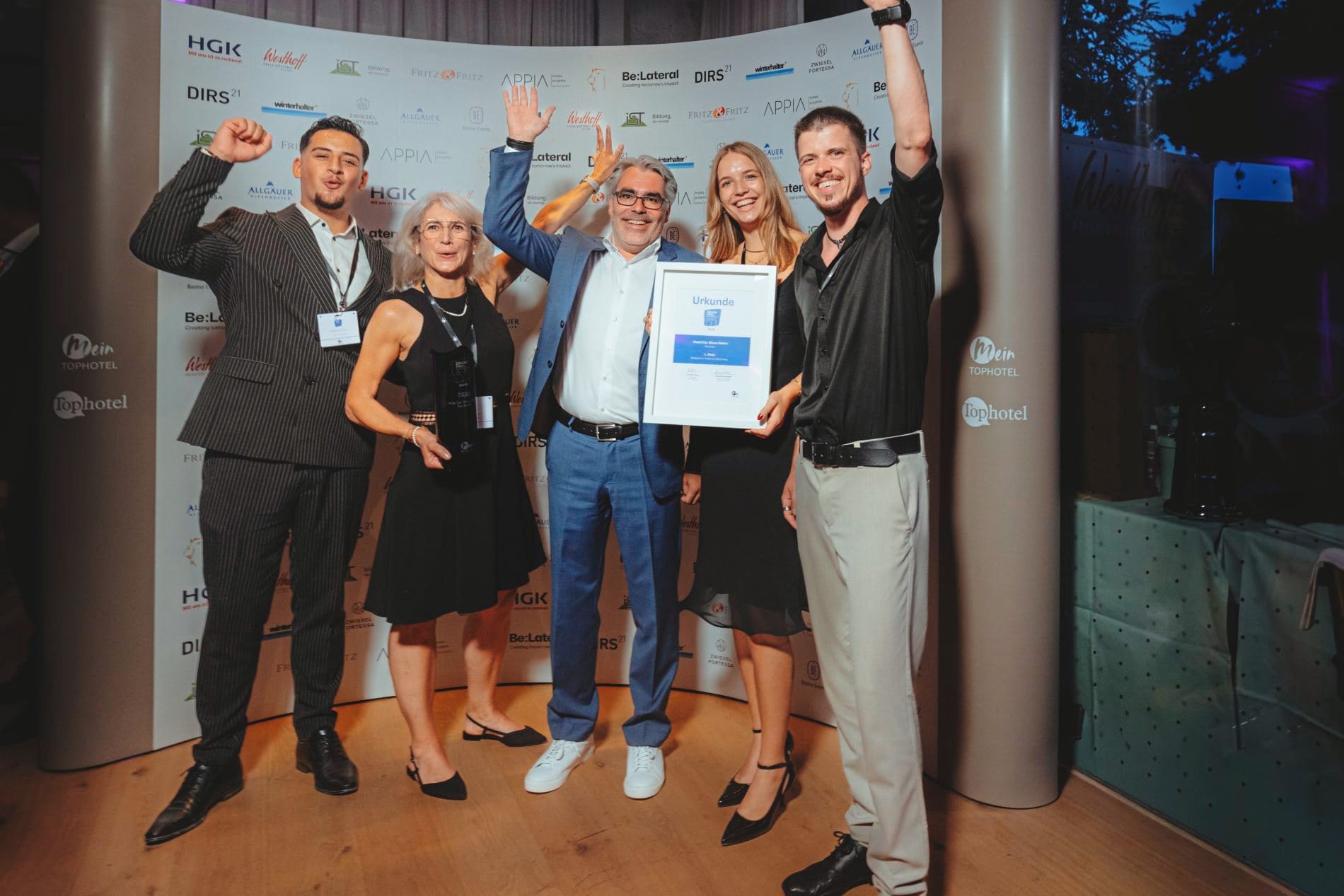 Die Preisverleihung des Grand Prix der Tagungshotellerie.