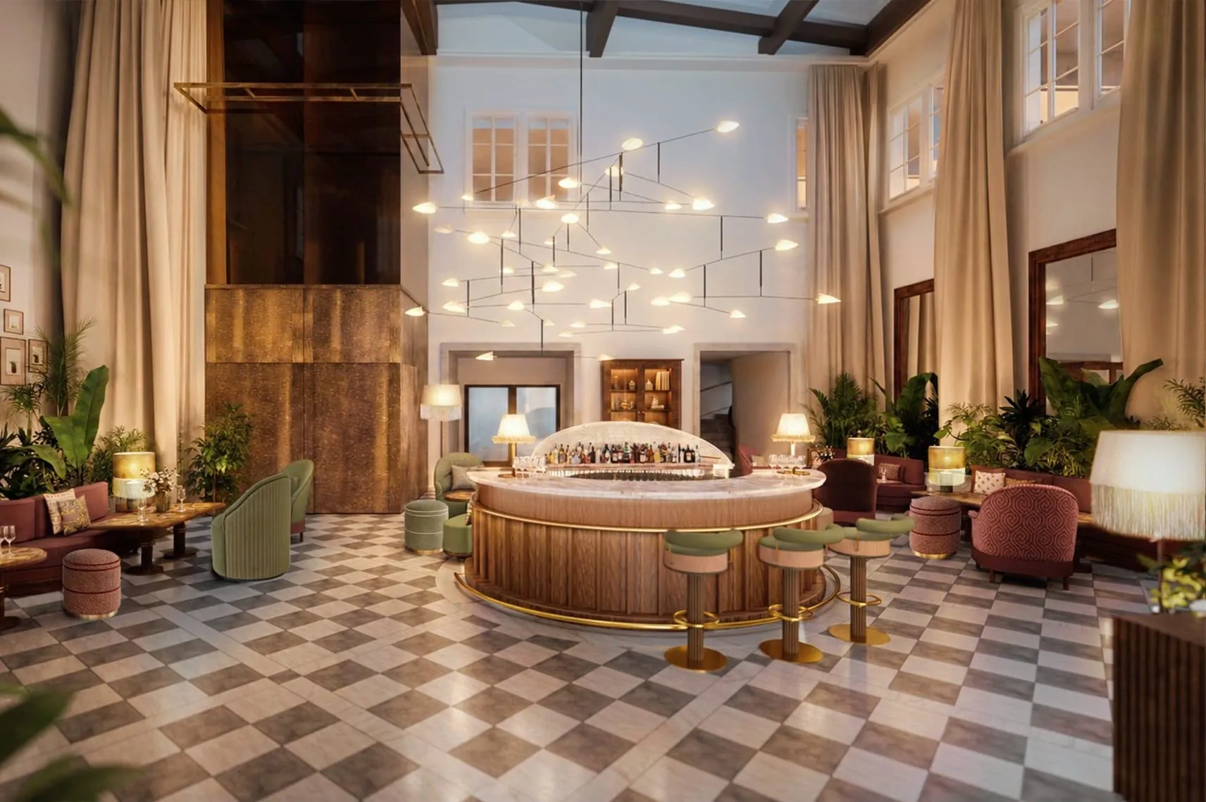 Rosewood Vienna bringt Kaffeehaus-Konzept ins Atrium