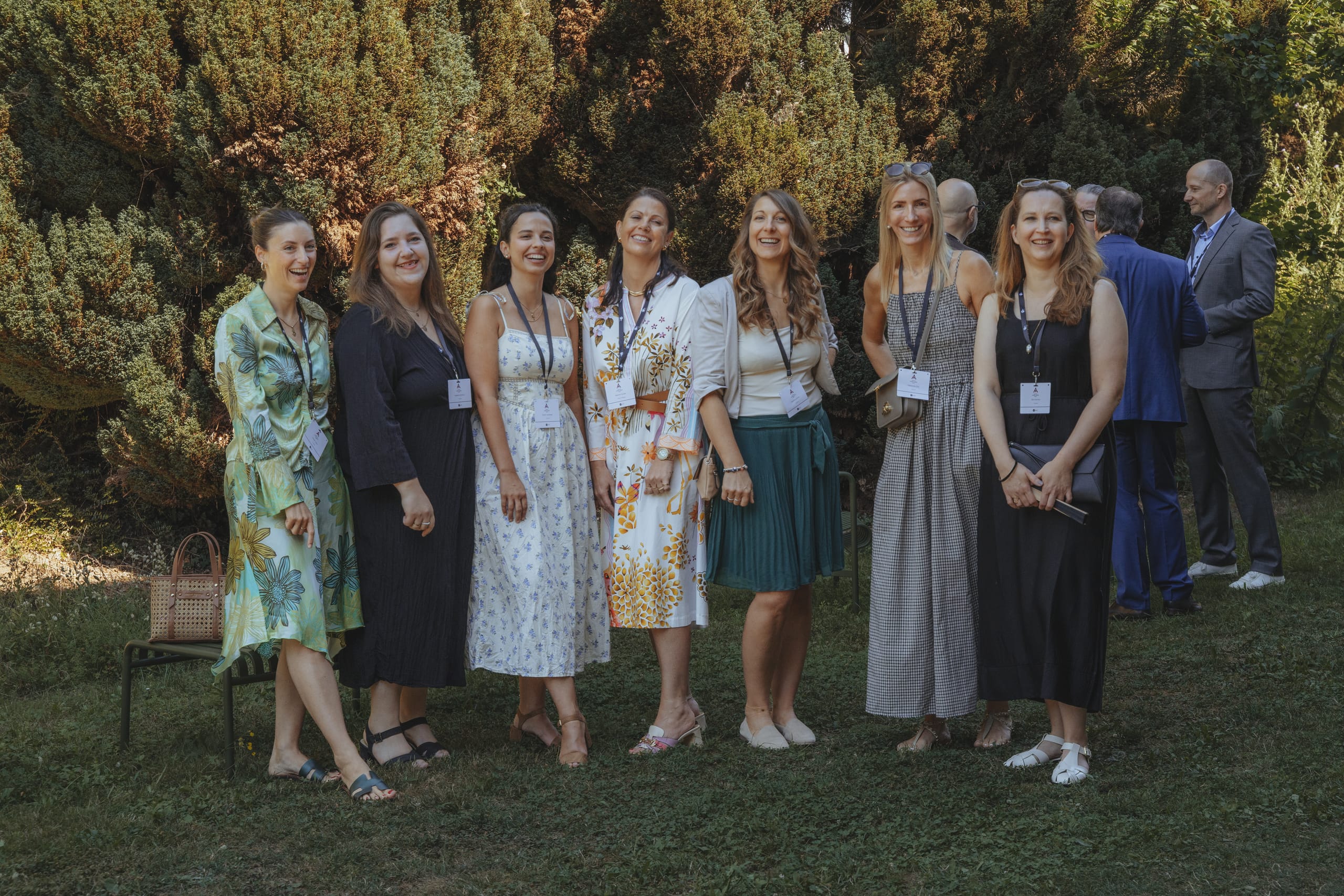 Das Tophotel-Team: (von links) Sarah Leoni, Isabella Kormann, Sarah Arzberger, Bettina Fischer, Martina Zollner, Natascha Ziltz und Brit Glocke.