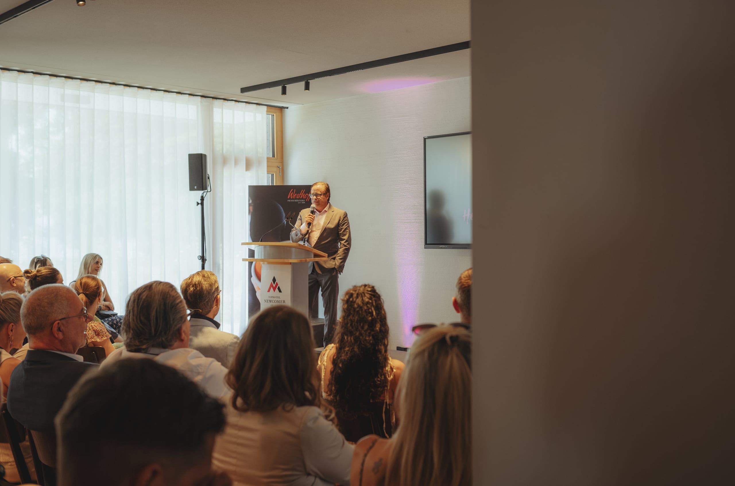 Impressionen der Newcomer-Award-Verleihung im Seegut Zeppelin in Friedrichshafen.