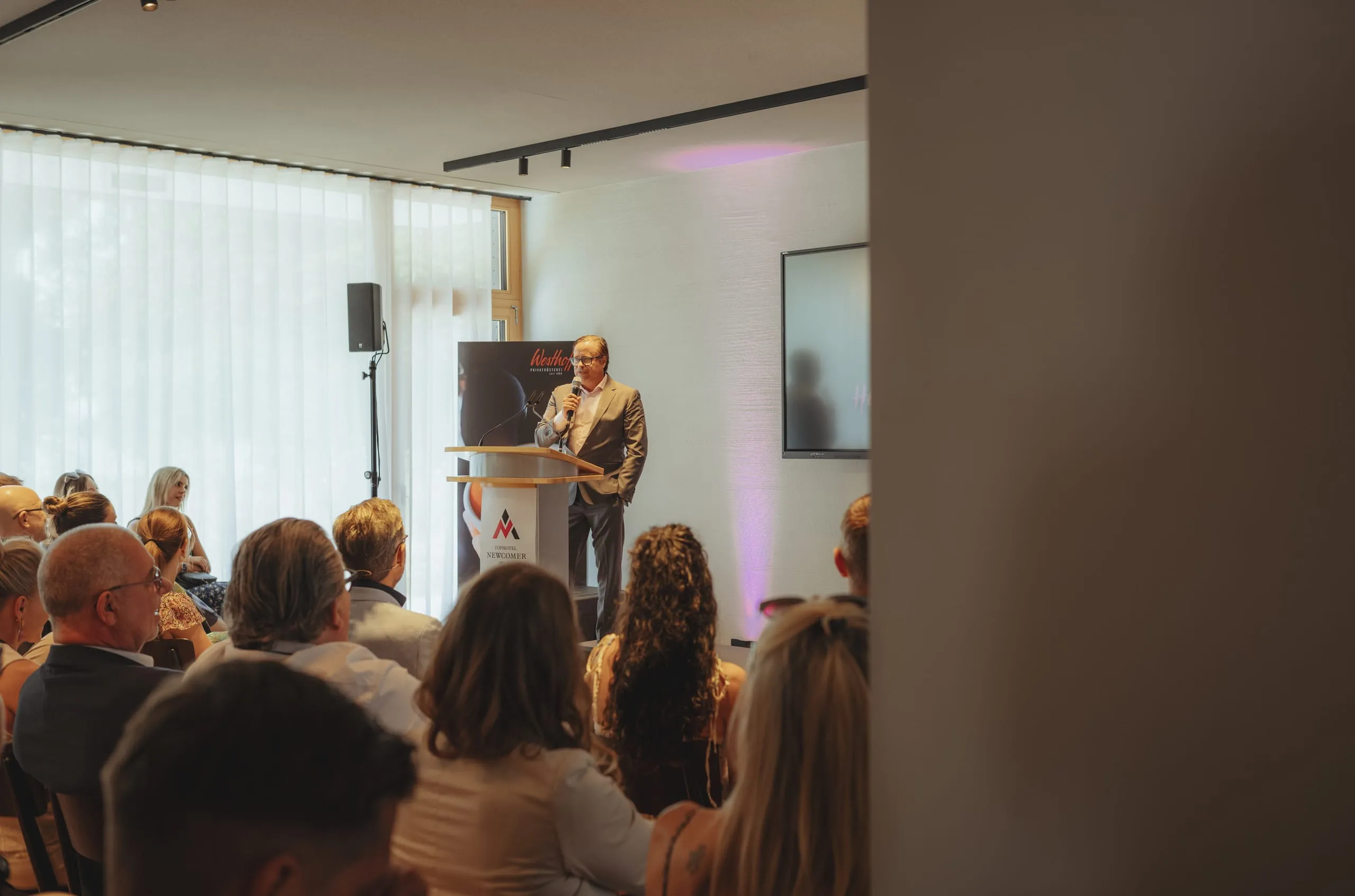 Impressionen der Newcomer-Award-Verleihung im Seegut Zeppelin in Friedrichshafen.