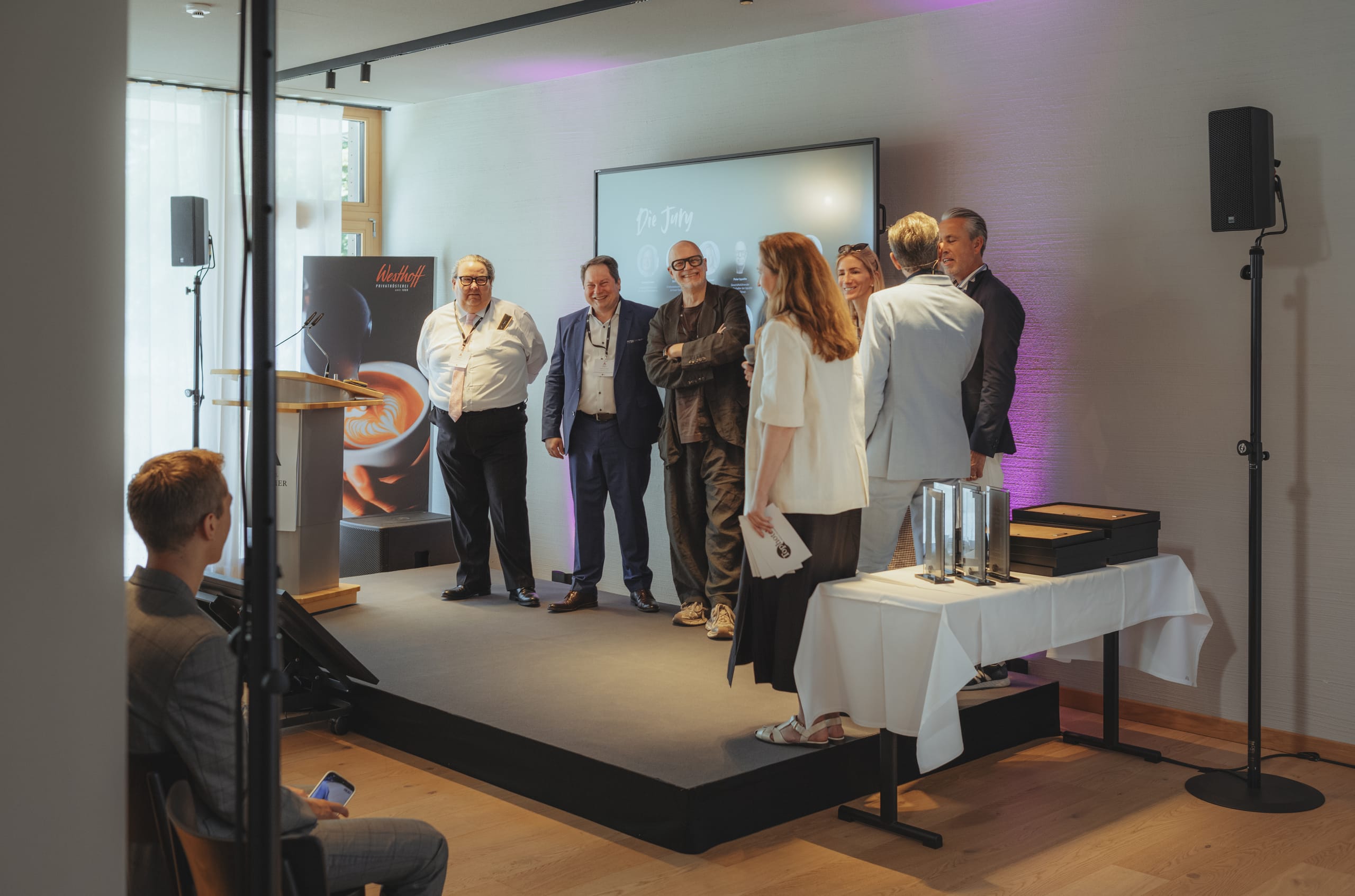 Impressionen der Newcomer-Award-Verleihung im Seegut Zeppelin in Friedrichshafen.