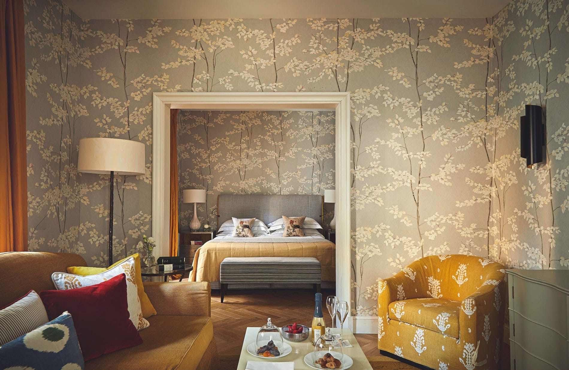 Für das Interior arbeitete Olga Polizzi, Director of Design bei Rocco Forte Hotels, mit dem Studio Ferrari zusammen.