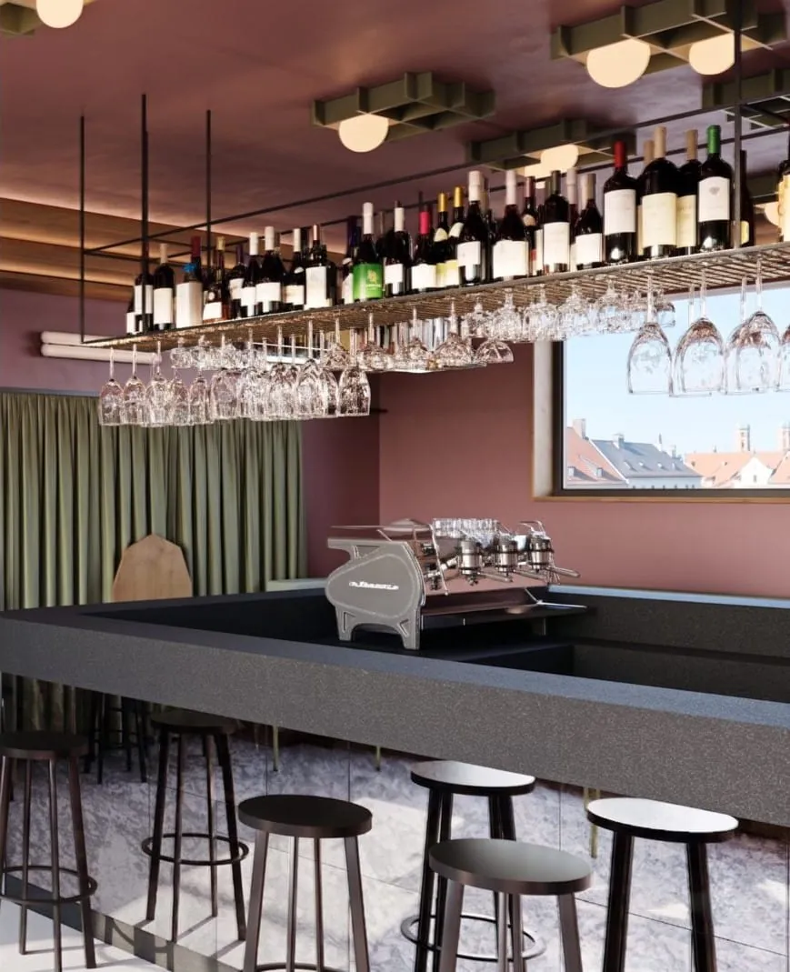 Noch im Bau: Die hippe Rooftop-Bar soll in Kürze an den Start gehen.