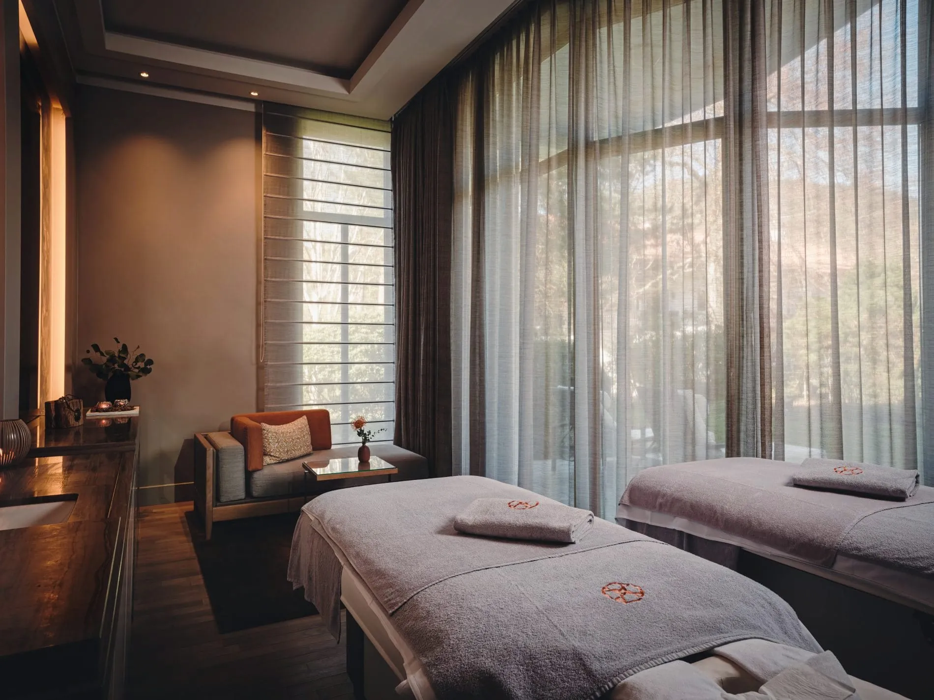 Teil des Wellnessangebots ist auch eine Private Spa Suite.