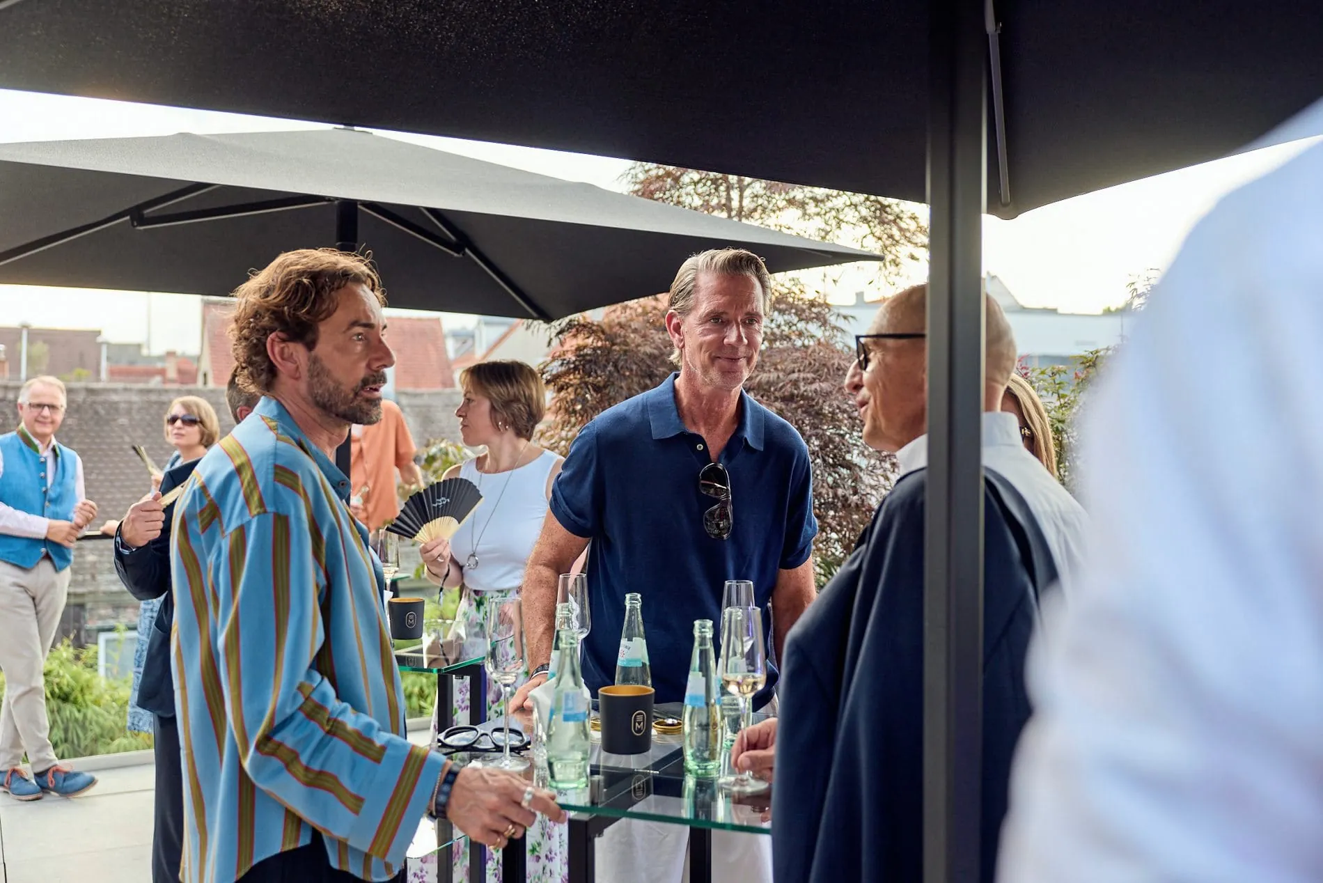 Sommerliches Opening: Rund 130 geladene Gäste feierten die Eröffnung des neuen Anbaus im Hotel Maximilian's.