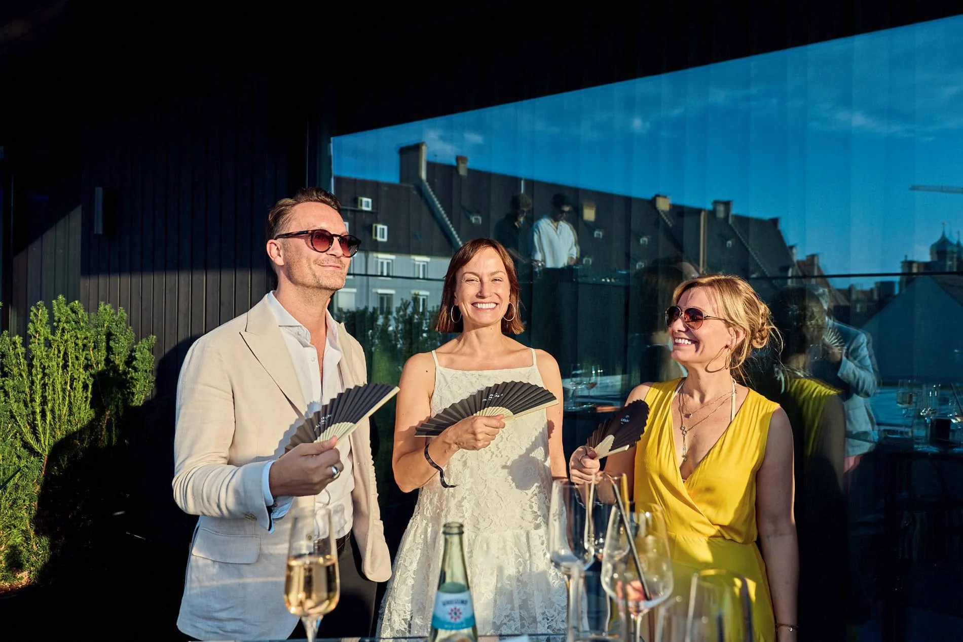 Sommerliches Opening: Rund 130 geladene Gäste feierten die Eröffnung des neuen Anbaus im Hotel Maximilian's.