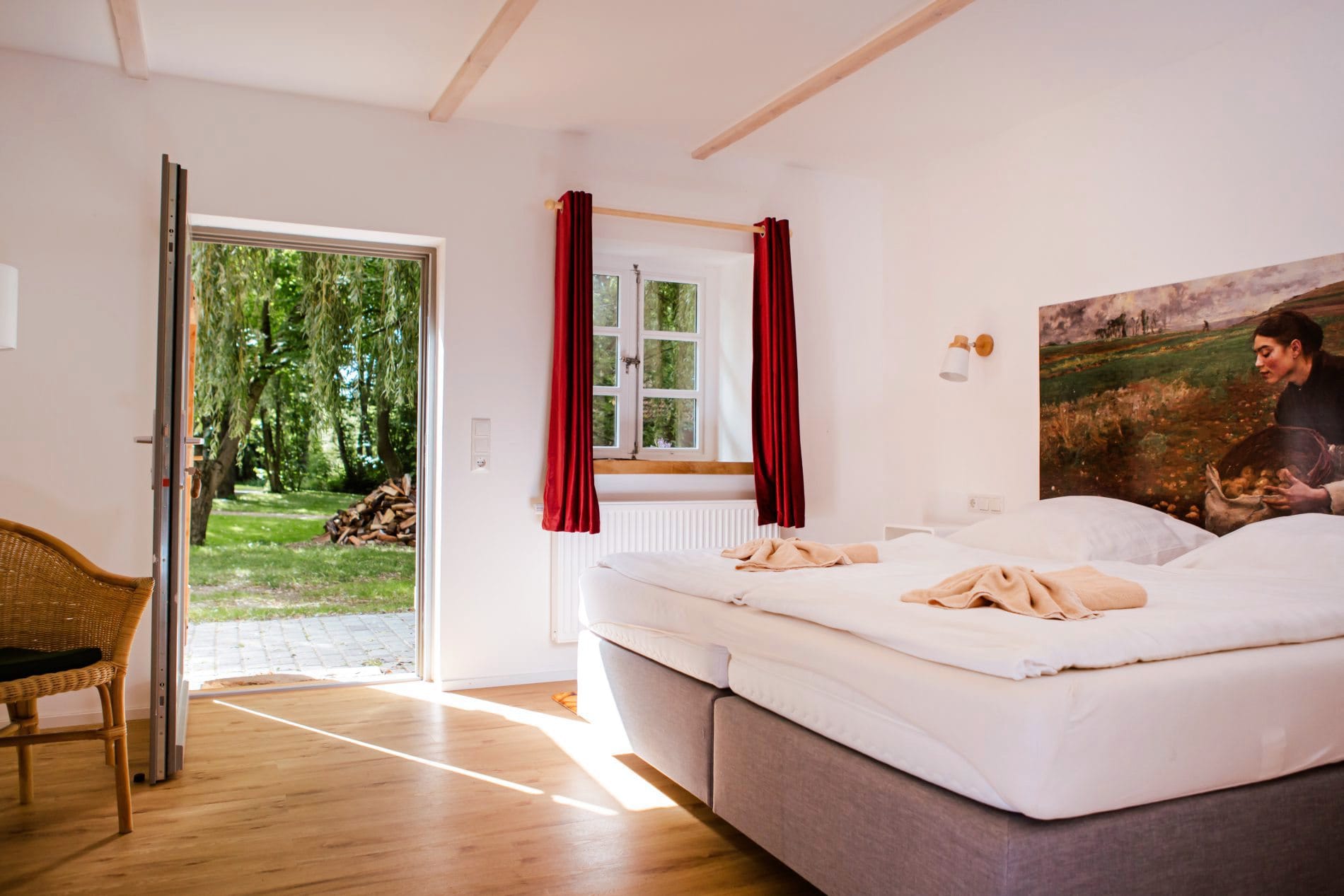 Das Hotel umfasst 35 Zimmer.