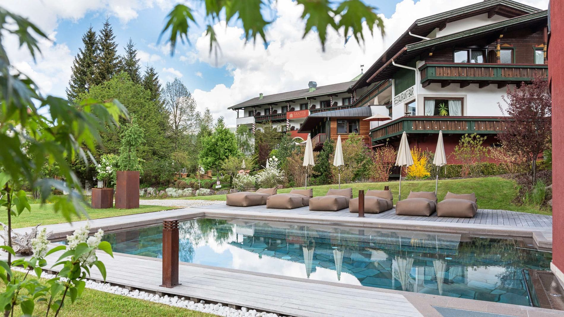 Seit 2006 Romantik-Mitglied: das Hotel Santer in Toblach.