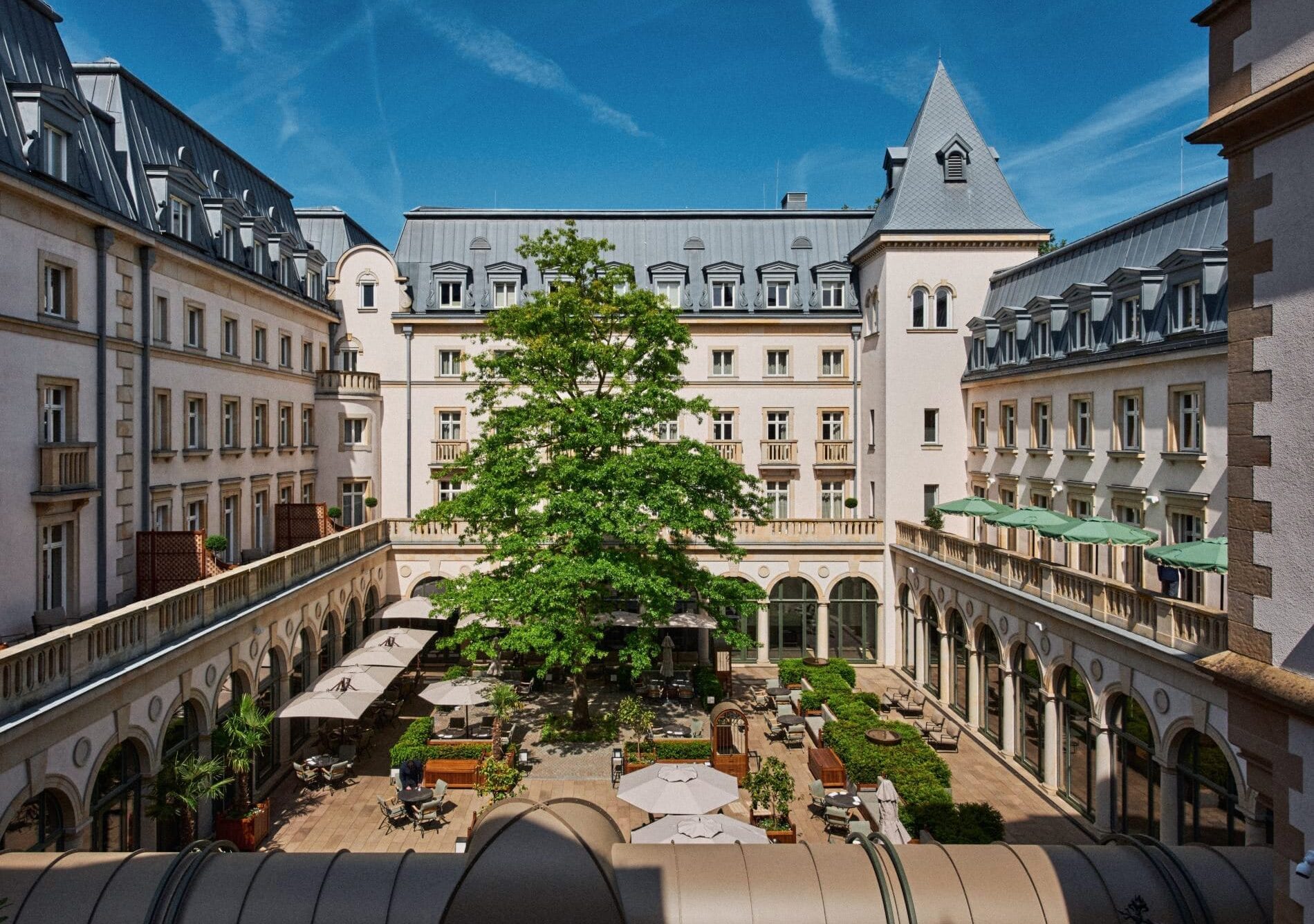 Hat seinen ersten Michelin Key bekommen: The Florentin by Althoff Collection in Frankfurt.