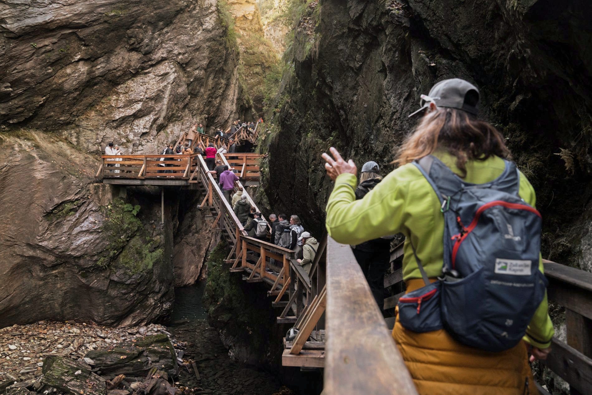 Vor dem offiziellen Programm bot die Tour durch die Sigmund-Thun-Klamm bei Kaprun Gelegenheit für Naturerlebnisse und erste Begegnungen unter den Teilnehmenden.