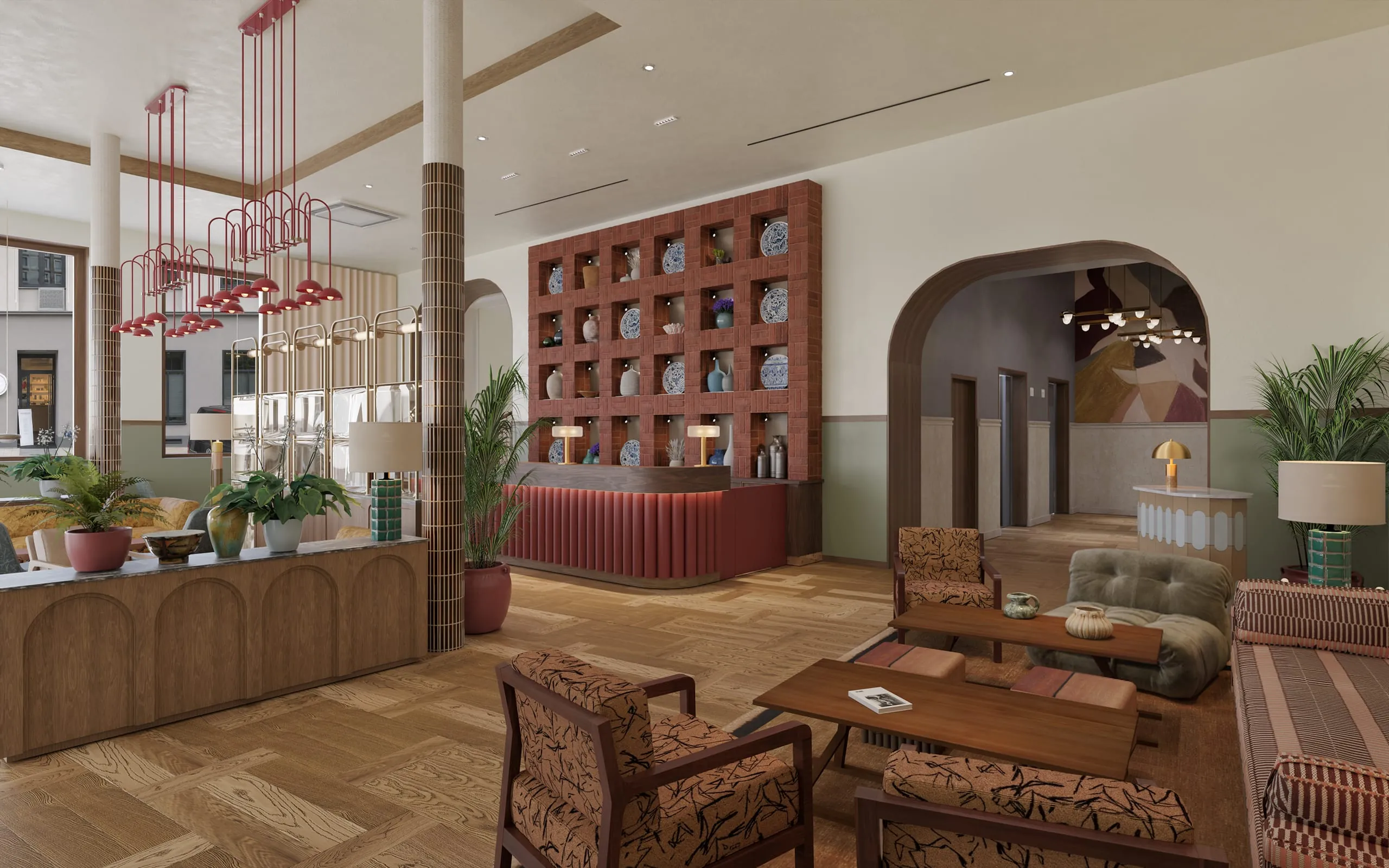The Hoxton Hamburg Innansicht Lobby