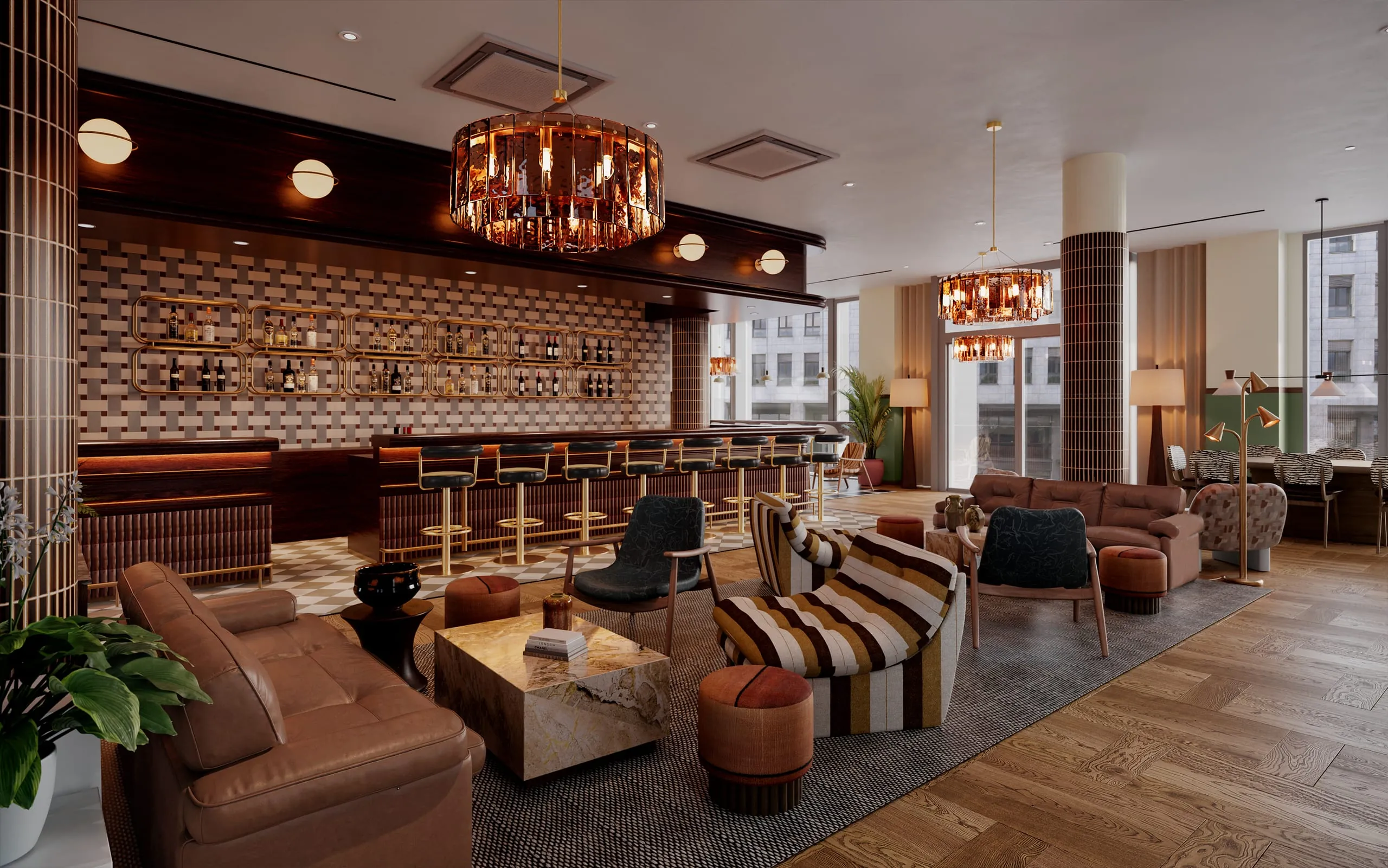 Hoxton Hamburg Lobby Interior