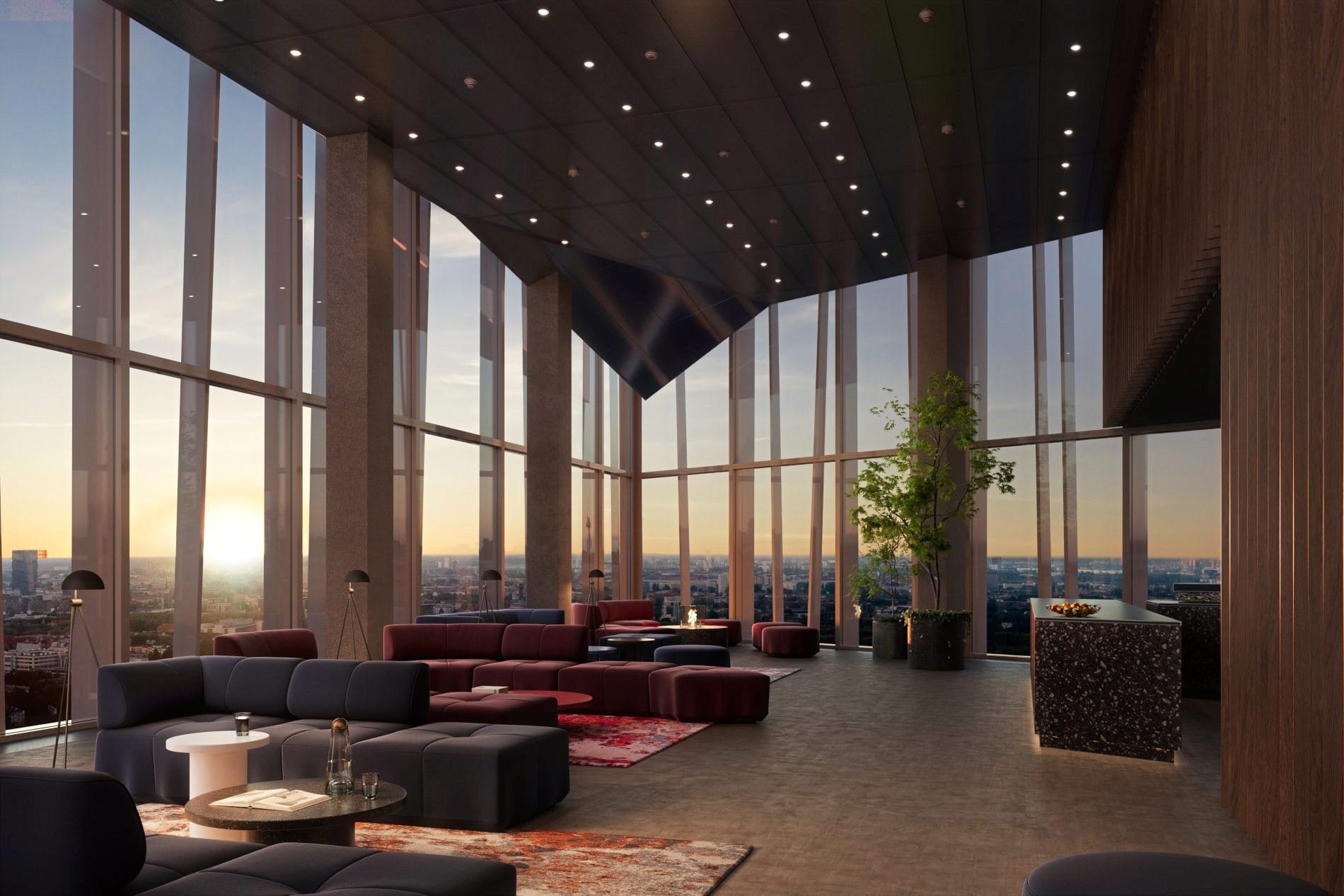 Endspurt beim Estrel Tower in Berlin